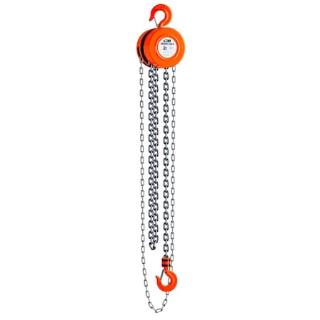 CM Series 622 Hand Chain , 10Ft Lift, 2 Ton Cap.